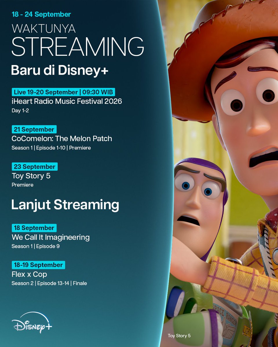DisneyPlusID's tweet photo. Biar apa? Biar kamu streaming judul-judulnya di app baru #DisneyPlusID 😋 https://t.co/8l5TnAZQ2E