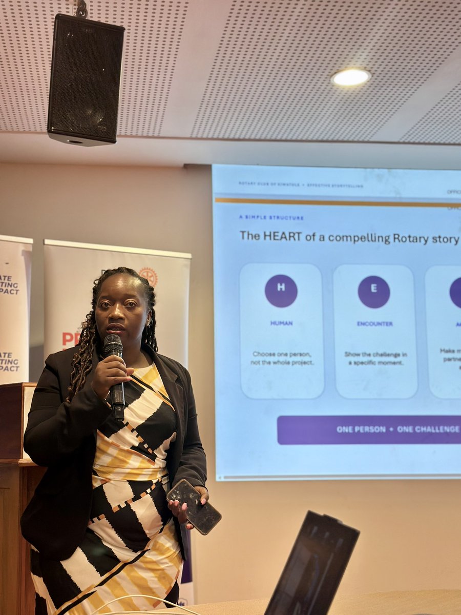 RotaryKiwatule's tweet photo. Every great story has a HEART. 💙💛
H - Human: One person, not the project.
E - Encounter: A specific challenge.
A - Action: Members &amp; partners in action.
R - Result: Evidence of change.
T - Takeaway: Meaning + next step.

ONE PERSON + ONE CHALLENGE + ACTION + CHANGE + INVITATION https://t.co/JbW0qj70Z7