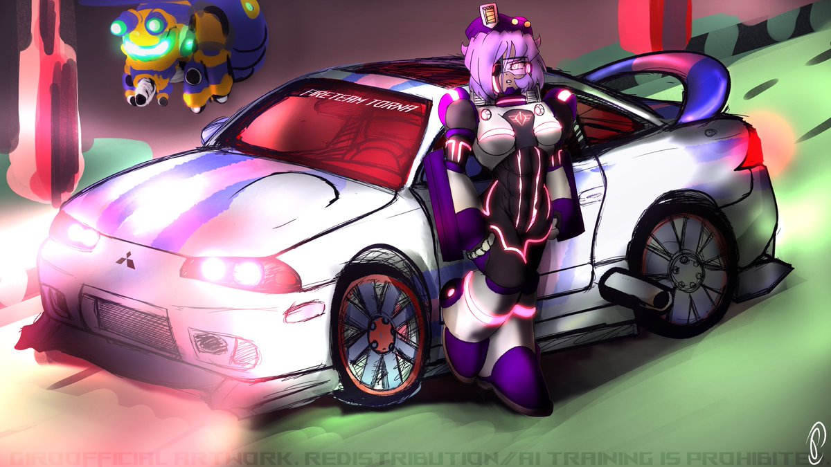 giroofficial's tweet photo. #megaman #oc

Before joining the hunters. . .Elaine was once a civillian mechanic, working on old pre 21xx vehicles. . . in fact, despite her reploid Augmentations. . . She drives a 1995 Mitsubishi Eclipse GSX with an AWD conversion. . . https://t.co/1LxgNBgdaH