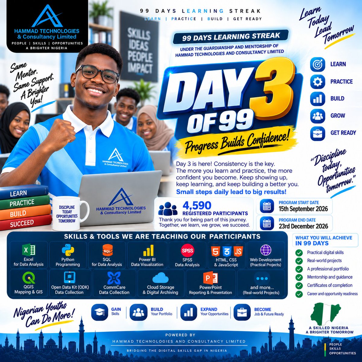 AhmadAminuAhmad's tweet photo. Day 3 in progress...
#99DaysLearningStreak
#ahmadaminuahmad
#Hammadtech01 https://t.co/E7ApmuflGQ