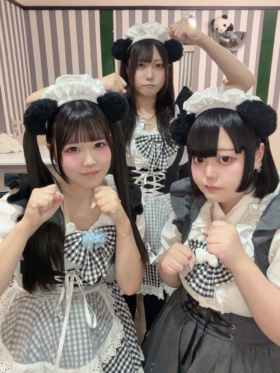 panpas_info's tweet photo. OPENしました❣️

🤍���なこ@hinako_panda3 
🤍りりあ@riria_panda 
🤍キキ@kiki_san_panpas 

ご帰宅お待ちしておりますっ🏰💫
#コンカフェ #メイドカフェ #湯島 #御徒町 https://t.co/2KLxJwjDjV