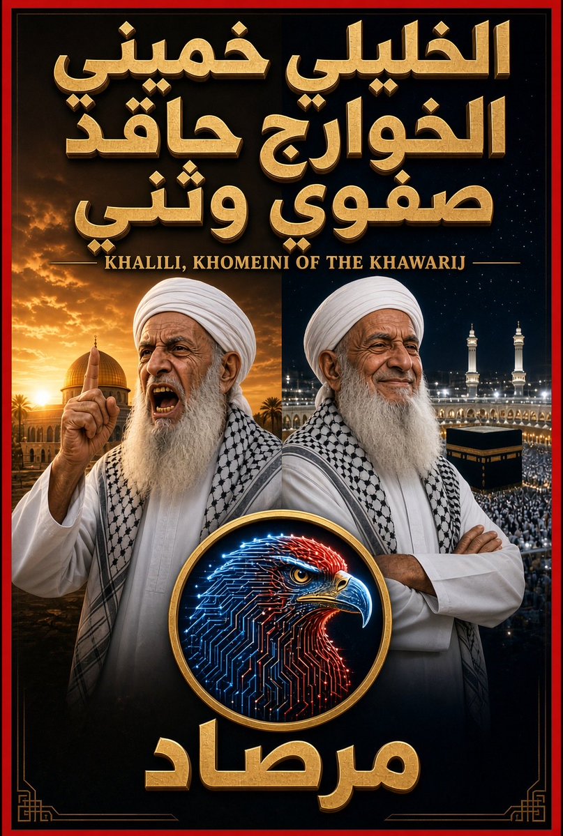 mirsadeye's tweet photo. 🛑الخليلي: خميني الخوارج صمت كأهل القبور

مفتي البلاط السلطاني الذي صدع الرؤوس بالزحف المقدّس نحو الأقصى، وحرّض على حرب دينية نووية ضد اليهود والنصارى، لأن الأقصى عنده قبلة الإسلام والمسلمين.

اليوم صمت. صمت أهل القبور. اختبأ في سرديب قم وطهران وكهوف مسقط، وامتنع عن النطق بحرف واحد يستنكر استهداف الكعبة ومكة المكرمة قبلة ٢ مليار مسلم .

لأن مكة عند رهط الطائفية الإباضية الخوارجية مجرد حجر. لا يهم لو هُدمت حجرًا على حجر، أو سُرقت وسُحقت كما فعل أجدادهم القرامطة الحاقدون على الأنبياء والرسول العربي.

لكن الأقصى المرصع بالذهب معبد ومسجد ضرار ضد الكعبة والنبي العربي ويتم التلاعب بعاطفة المسلمين عبره لإسقاط الكعبة وضرب كل الأديان الإبراهيمية واشعال حرب دينية كبرى لإبادة كل من لا يعتنق دين الاوثان والقبور الخوارحي الرافضي من دون الإيمان لالله 

إنه حقد أعجمي صفوي يُلبس عمامة بيضاء. بالنسبة له فلسطين تجارة لتصفية الخصوم. وكهنوت إيران عندهم أقرب إلى الخالق المعبود حاشا لله عمّا يصفون.

من يصرخ للأقصى ويسكت عن الكعبة لم يكن يحمي قبلة. كان يبيع قبلة بثمن بخس مقابل فتنة .

الخليلي خميني الخوارج: حاقد صفوي وثني بلباس الإباضية
