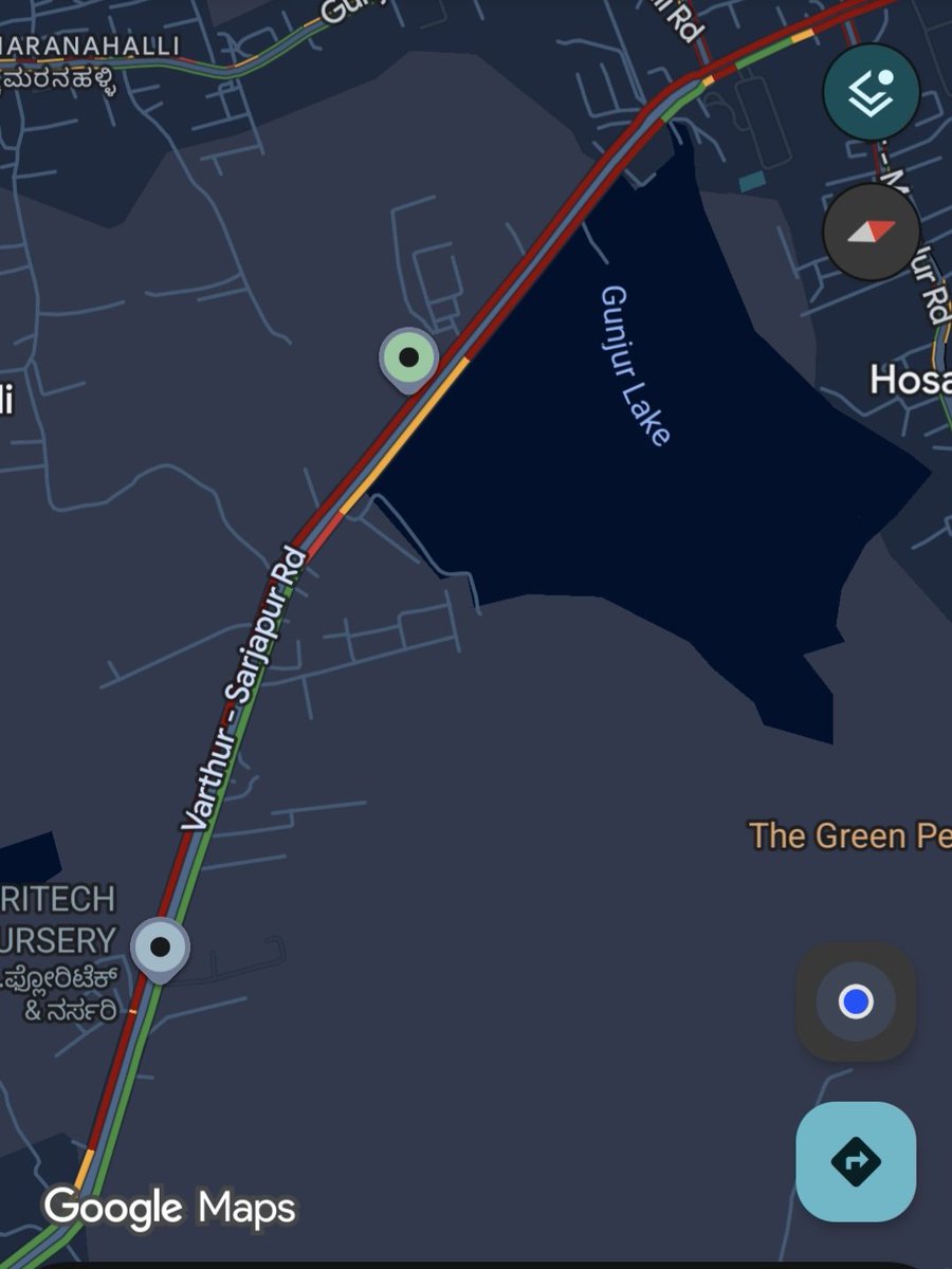 sanjay864u's tweet photo. @wftrps @CPBlr @Jointcptraffic @DCPTrEastBCP @acpwfieldtrf @BlrCityPolice @blrcitytraffic Then how the whole road is full red? https://t.co/gUoTryI97w