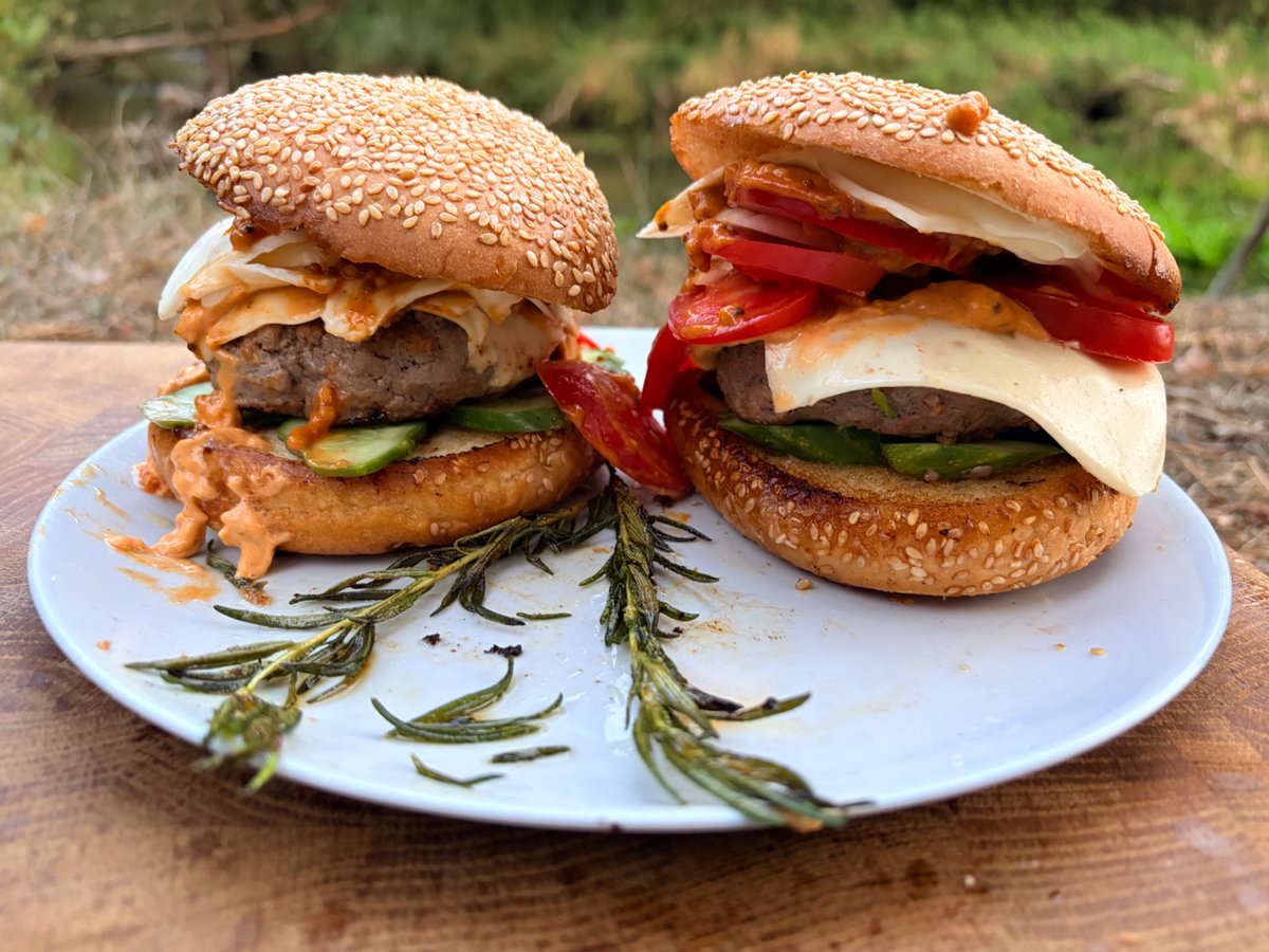 Elluminati22's tweet photo. Full 4K solo camping video is out now on my YouTube:
SOLO CAMPING by a Secret River - Cooking Wild Burgers &amp; Cottage Cheese Pancakes (ASMR)
https://t.co/hrgsLRxkmH https://t.co/kpjQjTv5n5