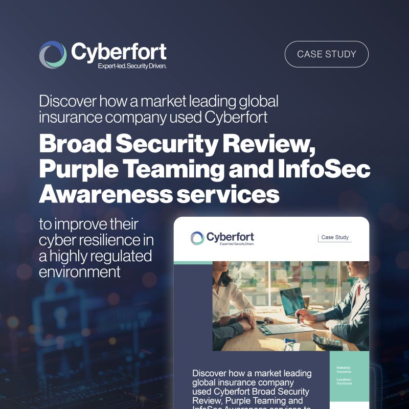 CyberfortInfo's tweet photo. Click here to read our latest case study:
https://t.co/L4BfyhcXq0

#Cyber #CyberSecurity #CyberResilience #InfoSecTraining #SecurityReview #PurpleTeaming https://t.co/OyZnFlrTNl