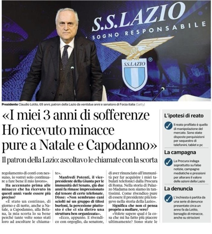 jlrossini79's tweet photo. Tu passi l'inferno, noi passamo l'inferno. Ad occhio, uno dei due mente. E non siamo noi. Ti prego, lasciaci in pace. #lotito #vendievattene https://t.co/b0hGh4pNln