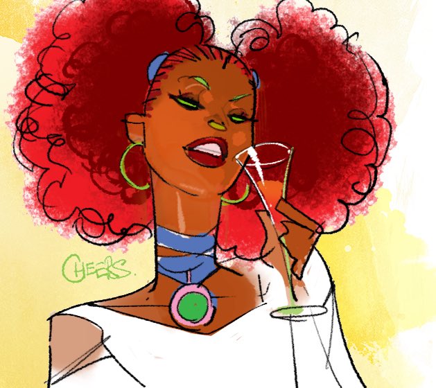 NeapolitanTsar's tweet photo. You think it looks like Kory because of head cannons I thought this nigga was Kory cause of the way Schmidt normal draws her. (I’ve never read this series) https://t.co/yfADJGG7Kl
