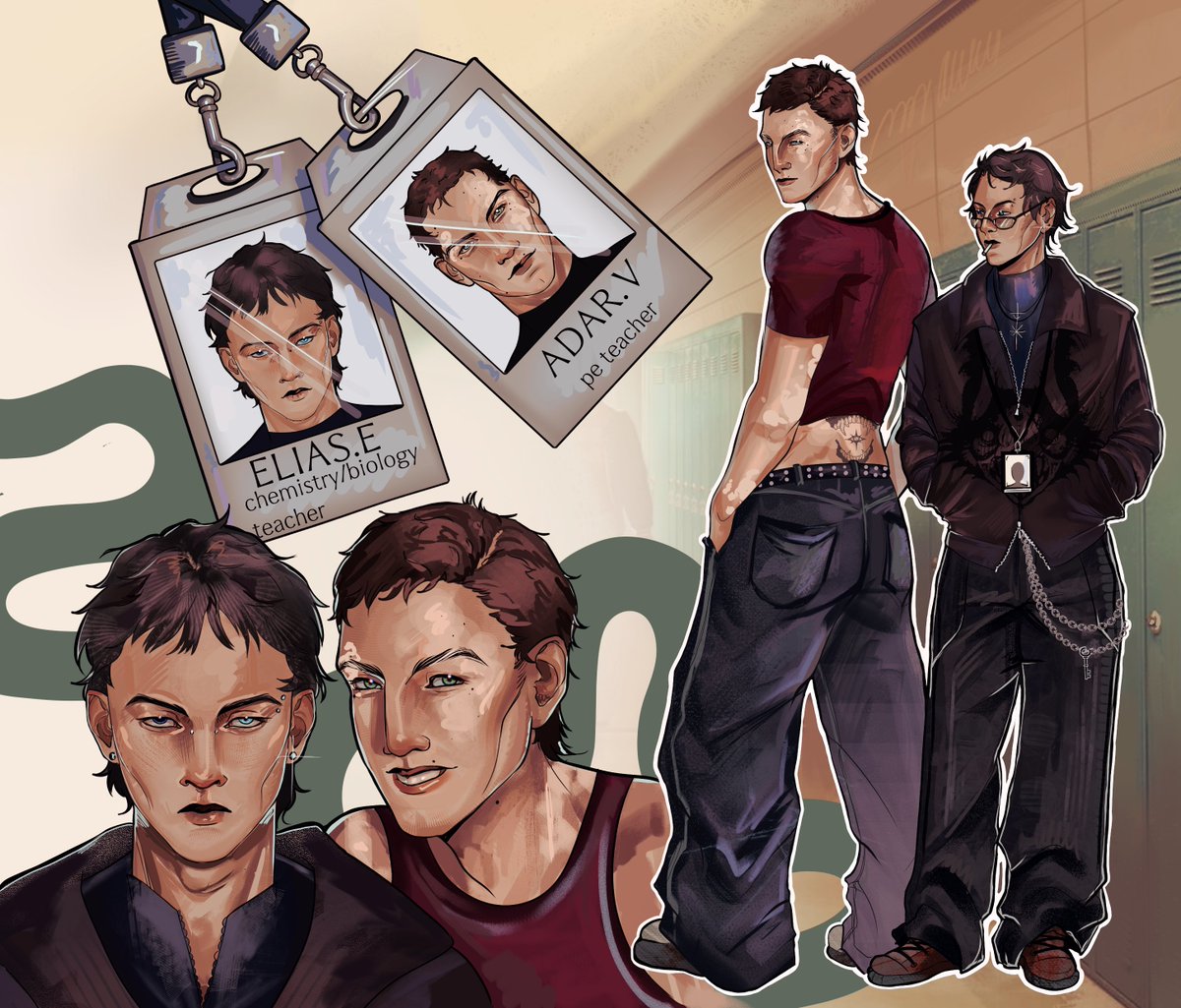 messreti's tweet photo. High school au
#oc #originalcharacter #art #highshool https://t.co/4XpLmSg1X5