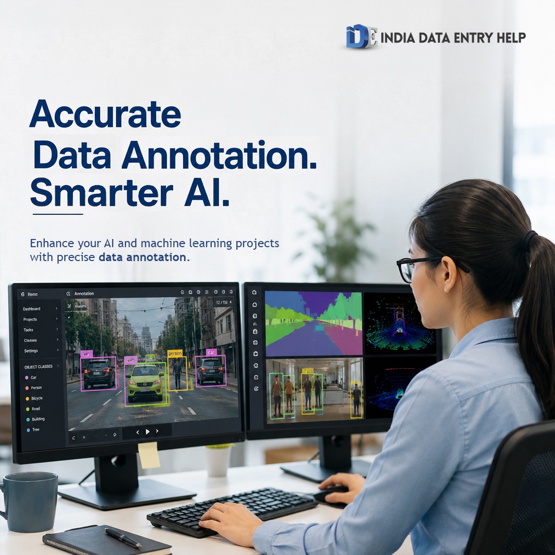 ind_dataentry's tweet photo. Accurate data is the foundation of smarter AI. 🤖📊 

📩 Contact us - support@indiadataentryhelp.com

#DataAnnotation #DataAnnotationServices #AIData #MachineLearning #DataLabeling #AITraining #IndiaDataEntryHelp https://t.co/uZTRyr3uuv