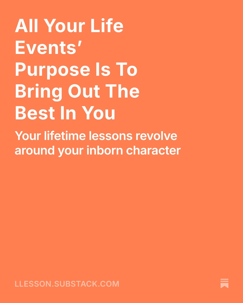 MLifeLesson's tweet photo. Have you ever wondered why certain events keep happening to you? Is it just random? Or planned?
https://t.co/ORVVty2j3E https://t.co/zol1FIuF6N