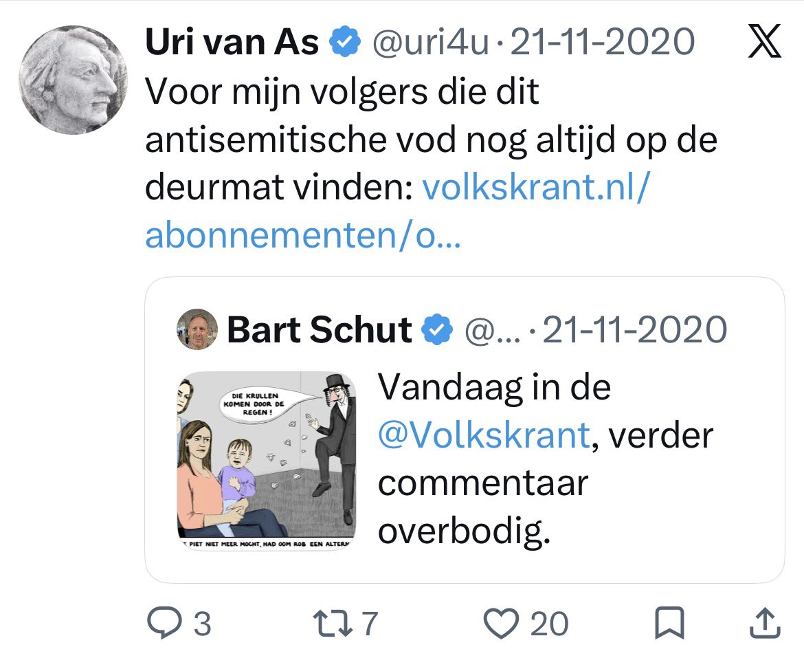 Radlab72's tweet photo. Geinig omdat de Israël-lobby sociopaat en racist @bpschut (voorstander van ‘blackface racisme’ #zwartepiet) in 2020 nog in een @volkskrant cartoon trapte en een ‘#antisemitisme’ jank hetze starte over precies dit thema. Ja, ik heb een extreem bijzonder geheugen 🤡 https://t.co/n99hfjifJO