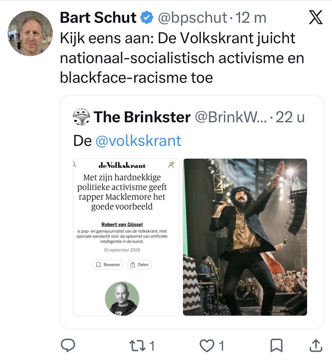 Radlab72's tweet photo. Geinig omdat de Israël-lobby sociopaat en racist @bpschut (voorstander van ‘blackface racisme’ #zwartepiet) in 2020 nog in een @volkskrant cartoon trapte en een ‘#antisemitisme’ jank hetze starte over precies dit thema. Ja, ik heb een extreem bijzonder geheugen 🤡 https://t.co/n99hfjifJO