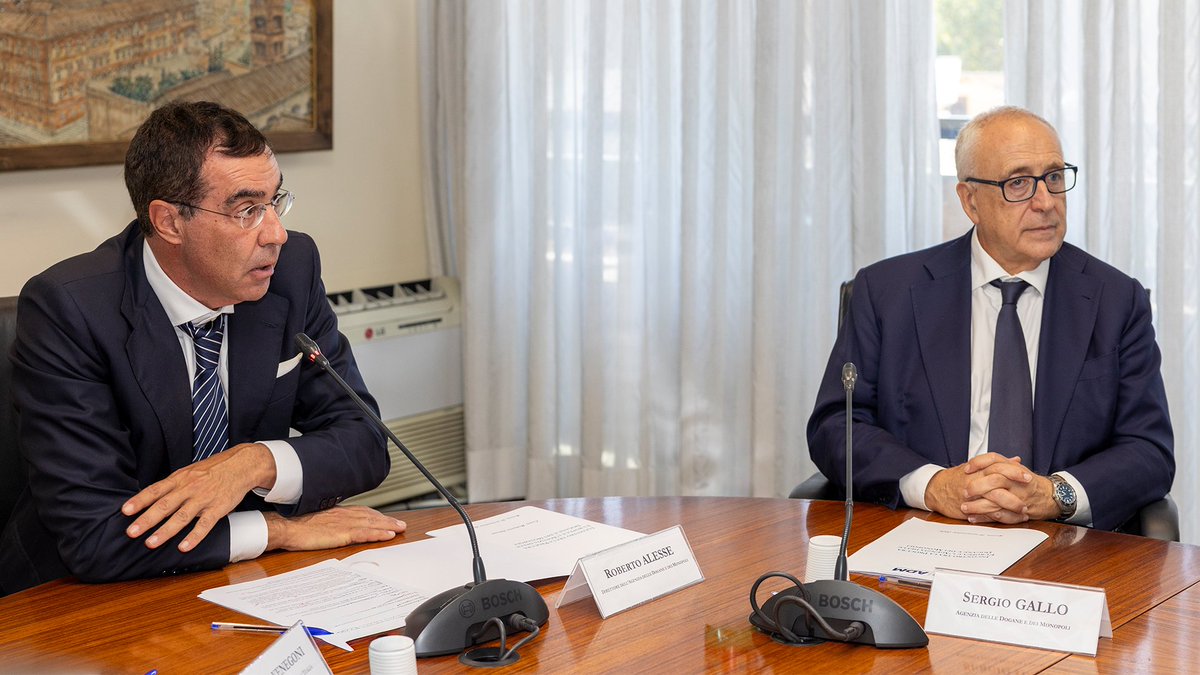 AdmGov's tweet photo. #ADMgov ed EPPO rafforzano la collaborazione nel contrasto alle frodi a tutela degli interessi finanziari dell’UE. Confronto su frodi doganali e RNA. https://t.co/cAWuge52gq https://t.co/fgSqw42I8h