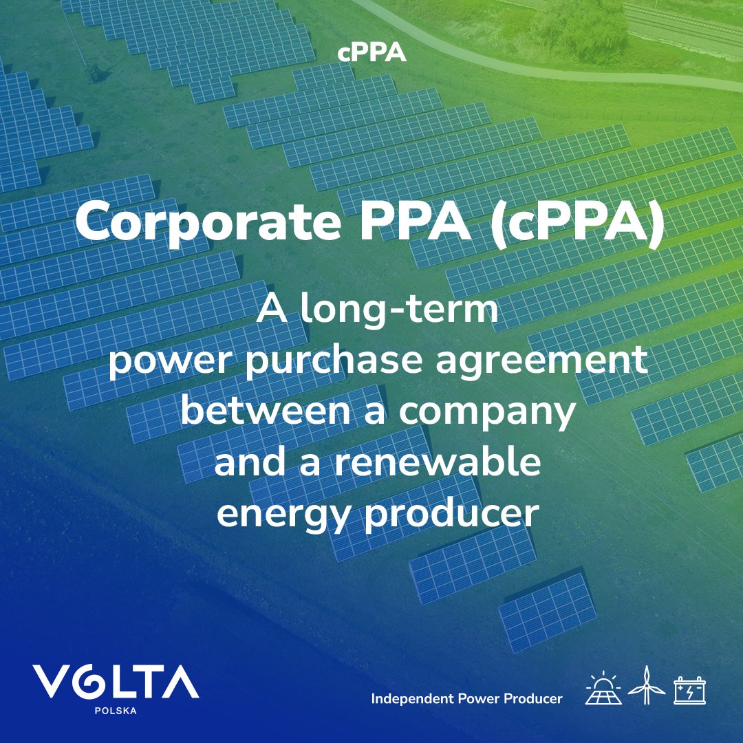 VoltaPolska's tweet photo. #Guarantees of Origin (GO) in a cPPA

GO confirm the renewable origin of electricity. A cPPA gives companies more: electricity, GO and a long-term agreement covering price and settlement terms.

👉 Visit our website to learn more about #cPPA. 
#RenewableEnergy https://t.co/yngFdXdVQp