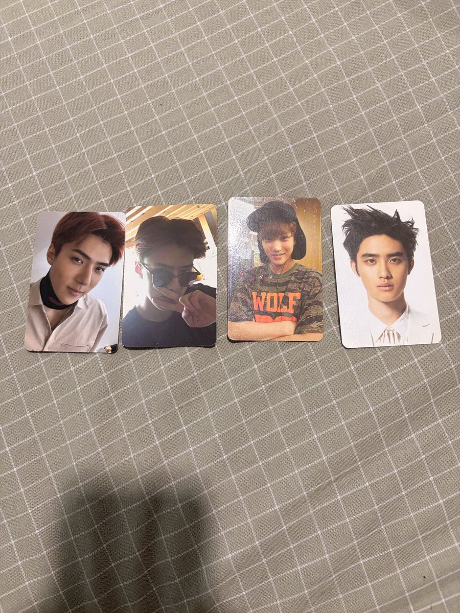 PCYN213's tweet photo. ขายการ์ด เอ็กโซใบละ 80 พร้อมส่งค่ะ #ตลาดนัดเอ็กโซ #เซฮุน #ไค #sehun #kai #kyungsoo https://t.co/Phle0CdPpc