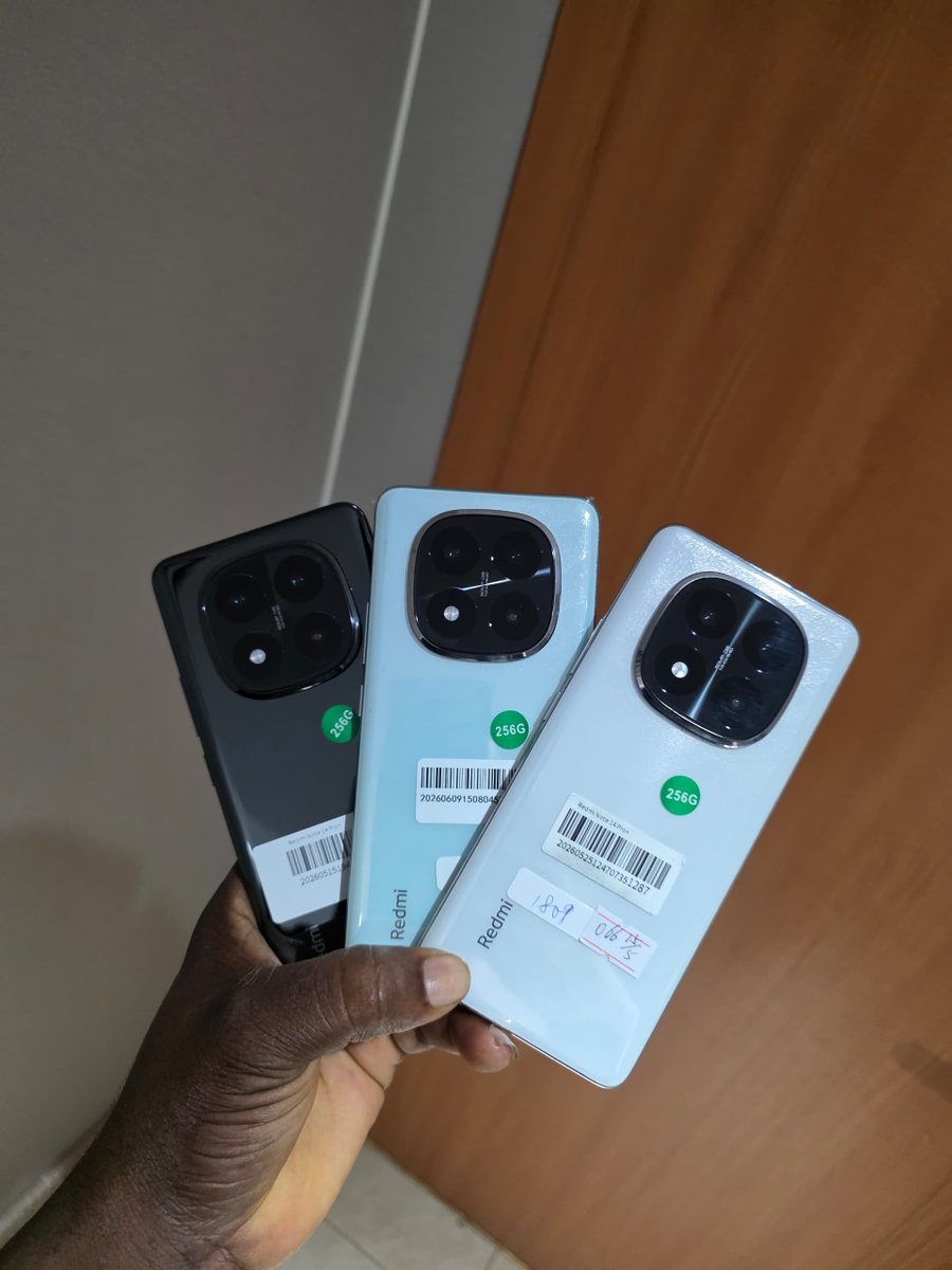 SkylarksPlace's tweet photo. FOREIGN USED
REDMI NOTE 14 SERIES
- Redmi Note 14 Pro+ 5G | 512GB/12GB — ₦350,000 🏷️
- Redmi Note 14 Pro+ 5G | 256GB/12GB | With Box — ₦340,000 🏷️
- Redmi Note 14 Pro+ 5G | 256GB/12GB — ₦310,000 🏷️
- Redmi Note 14 Pro 5G | 256GB/12GB — ₦310,000 🏷️ https://t.co/1ZhUSDJair