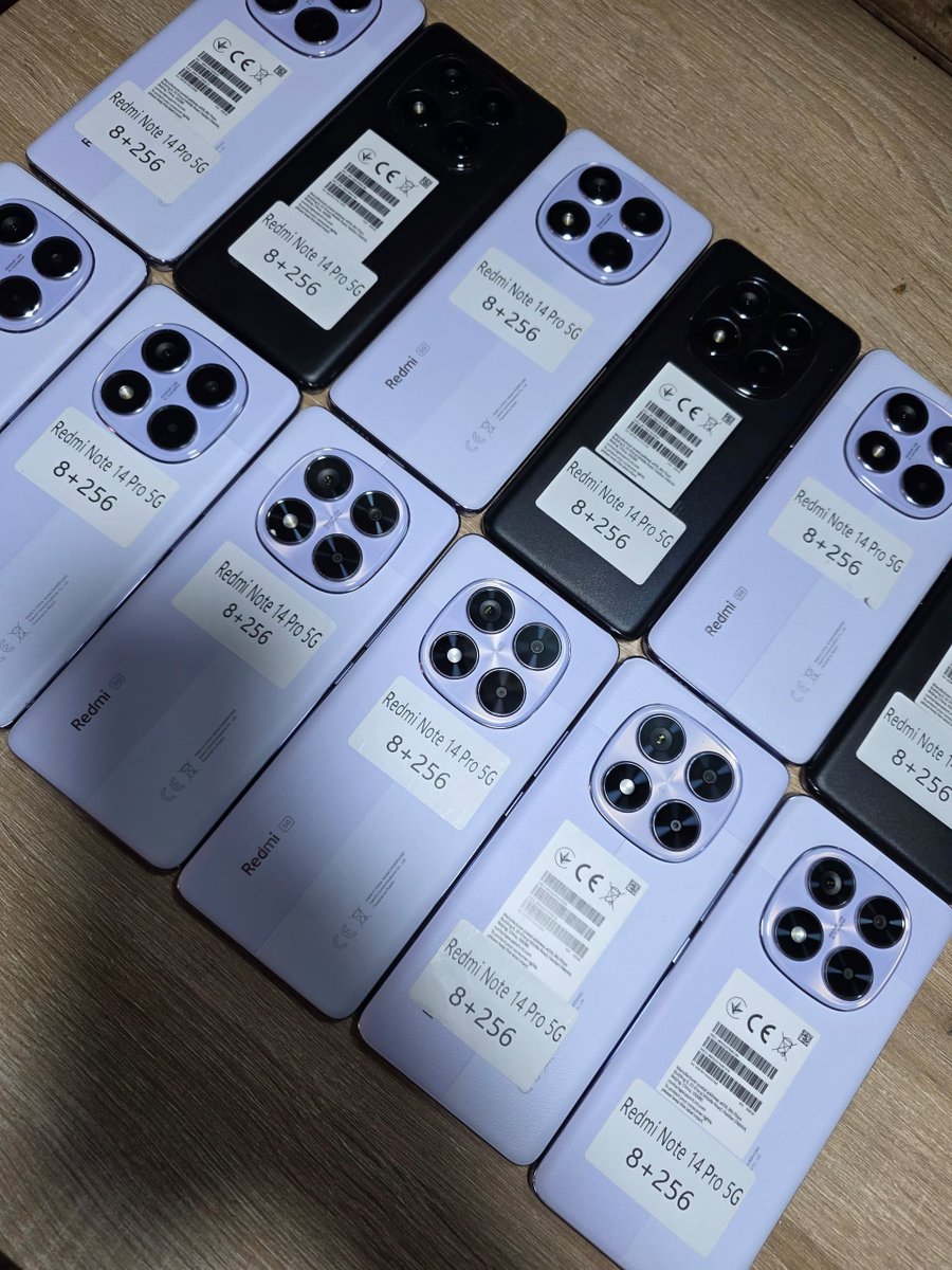 SkylarksPlace's tweet photo. FOREIGN USED
REDMI NOTE 14 SERIES
- Redmi Note 14 Pro+ 5G | 512GB/12GB — ₦350,000 🏷️
- Redmi Note 14 Pro+ 5G | 256GB/12GB | With Box — ₦340,000 🏷️
- Redmi Note 14 Pro+ 5G | 256GB/12GB — ₦310,000 🏷️
- Redmi Note 14 Pro 5G | 256GB/12GB — ₦310,000 🏷️ https://t.co/1ZhUSDJair