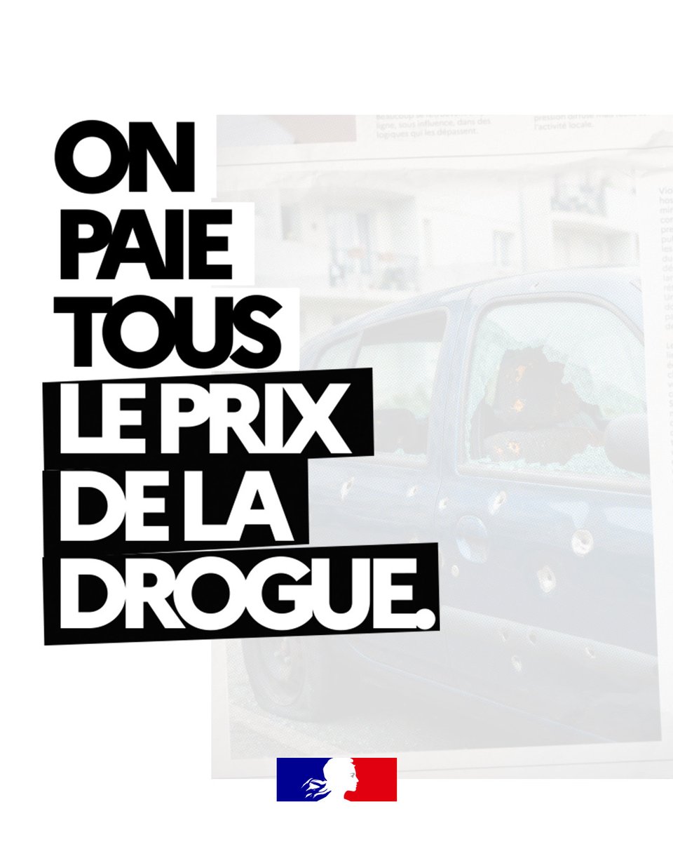 Visuel national : On paie tous le prix de la drogue