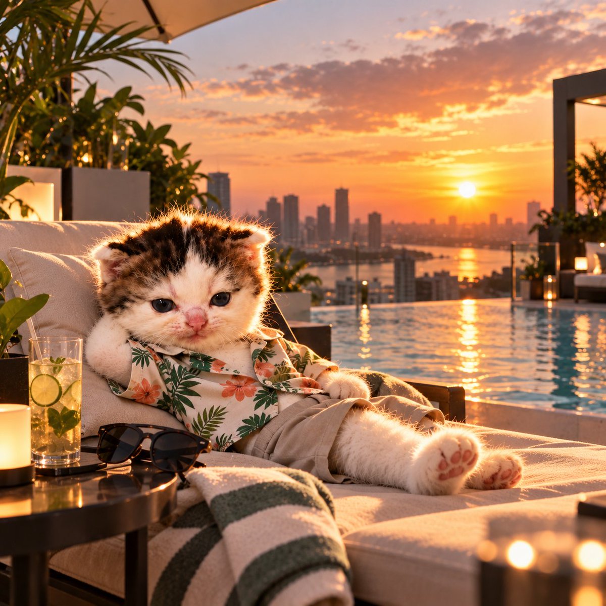 GermanCat12's tweet photo. sunset, mojito, zero notifications - this is the dream https://t.co/1gOFMi5eKT