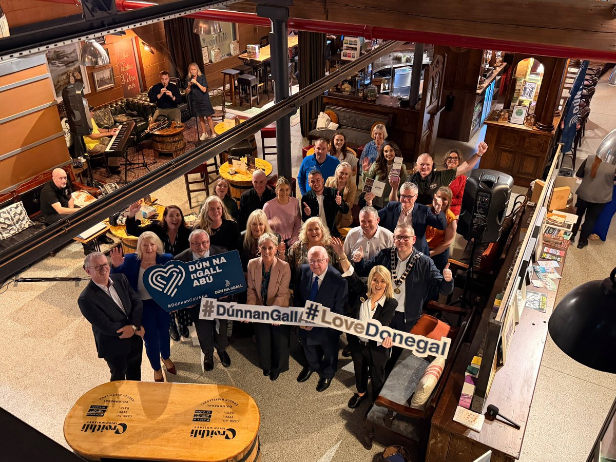 GaryDoc's tweet photo. Last night we launched this year’s #LoveDonegal campaign at Crolly Distillery, and this morning I was at Donegal Airport - two brilliant showcases for our county.
Today, please take the photo. Share the story. Show the world why you Love Donegal.
#DúnnanGallAbú #Donegal https://t.co/HsbwRU9fxn
