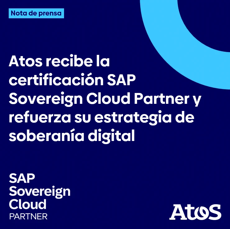 Atos recibe el certificado SAP Sovereign Partner