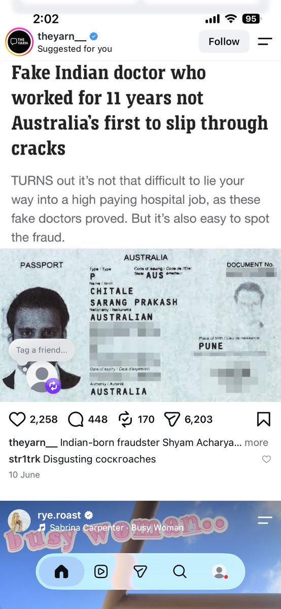 DefecatorRep's tweet photo. @whocares8731 @sumitsaurabh Indian doctor found to be fraud in Australia https://t.co/4QLIXjGmoC