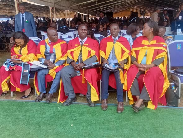 LindaNcube16's tweet photo. Today, HE, the President and Chancellor of all State Universities, Dr. @edmnangagwa , will preside over the 32nd Graduation Ceremony of the National University of Science &amp; Technology (NUST) @nustzim  at the University's main campus in Bulawayo Metropolitan Province.
#graduation https://t.co/BEUcjo2vq6