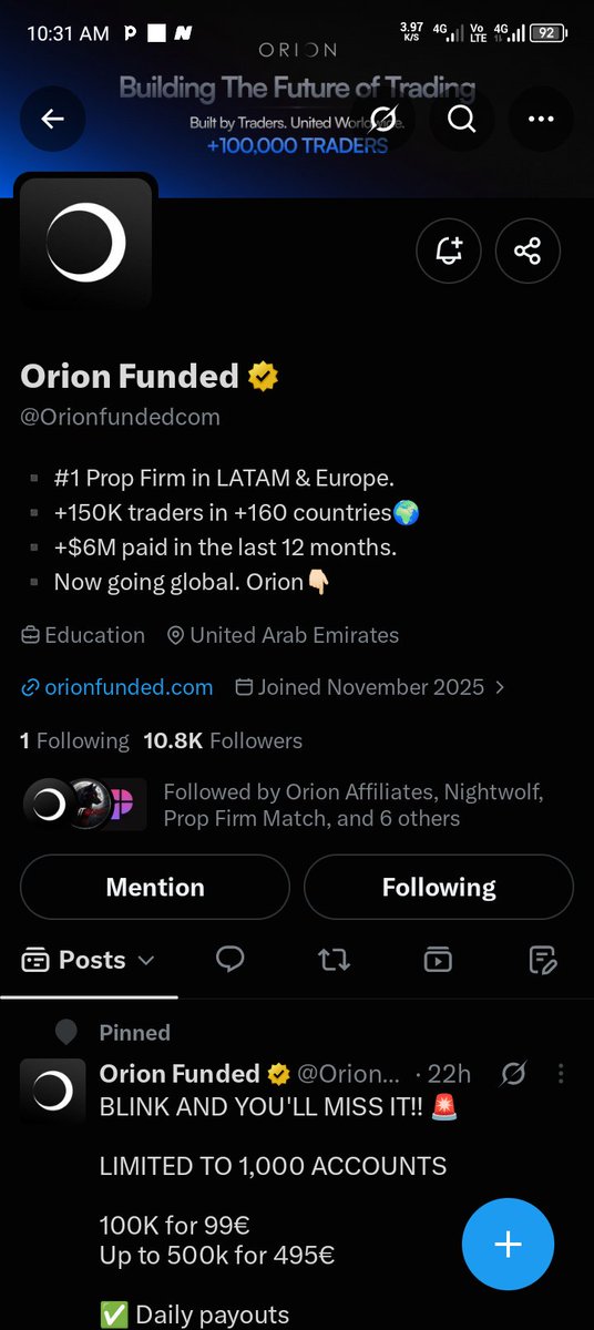 aatankomym1's tweet photo. @Ib_Forex01 @OrionAffiliates @Orionfundedcom Good lock https://t.co/ajJcY2QlmX