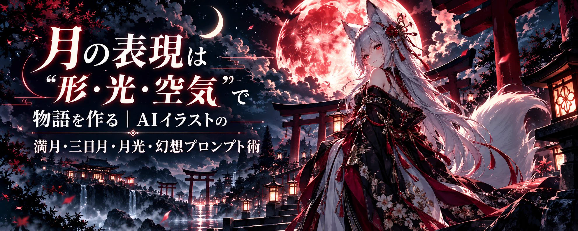 黒紫焔黒翼の堕天使 月夜を歩む魔狼の守護者 A4プリント AIアート むぎ@AIアートのセカイ on X: 