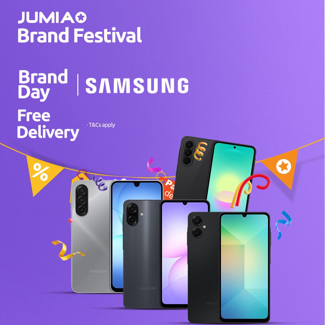JumiaNigeria's tweet photo. That Samsung phone you’ve been eyeing? 👀 It’s now available at up to 20% OFF on the Jumia app!
Visit the Samsung Official Store on the Jumia app and shop your favourite devices at a beta price.
Don’t just eye it… buy it!
https://t.co/yk5erVfVWb
#JumiaNigeria #BetaPrice https://t.co/Uu1Ck2Y6Uv