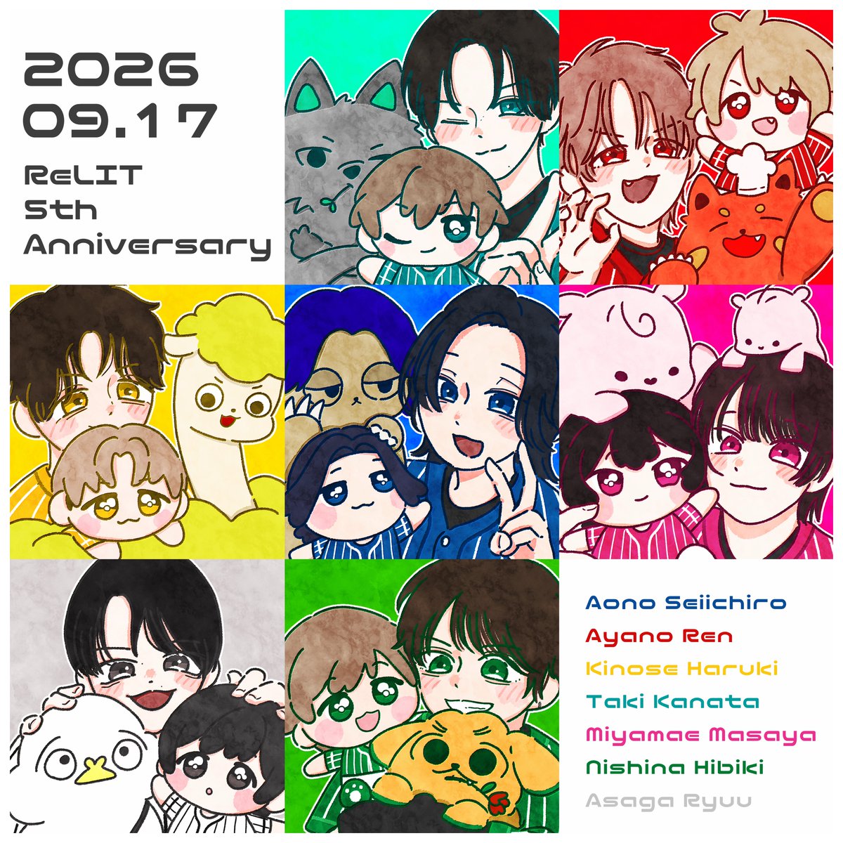 usa_ryo114's tweet photo. ✧••┈┈┈┈┈┈••✧
          2026.09.17
　　        ReLIT 5th Anniversary
　　　　　　　   ✧••┈┈┈┈┈┈••✧
 #ReLIT_FA 
 #ReLIT5周年 
 #りりっとの日 https://t.co/wE8KeA1zvb