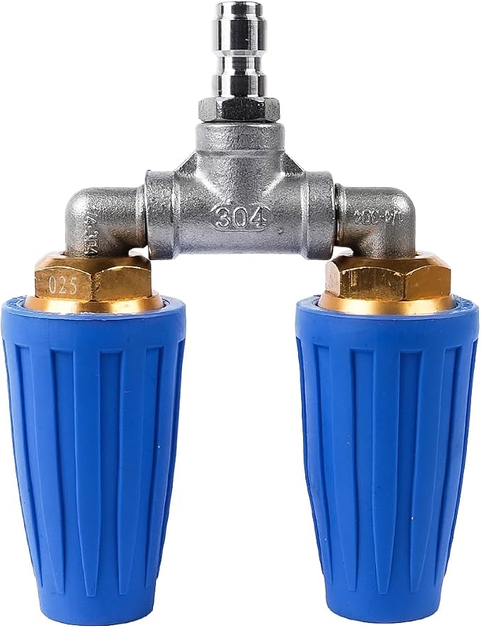 DriveandPatio's tweet photo. Rotating Dual Turbo Nozzle Spray Tip for High Pressure Washer, Max 4000PSI Power Rotating Spray Turbo Nozzle with 1/4" Quick Connect Pressure Washer Tips,Blue.

https://t.co/8gks9ogtIJ https://t.co/5qZcUh8Bif