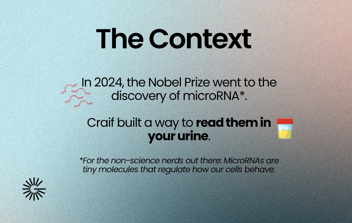 graniteasia's tweet photo. Craif raised a $33M Series D, co-led by Granite-Integral, to expand to the US.

The startup reads microRNA in urine to flag early cancer risk and miSignal is already available in 2,500+ clinics across Japan.

https://t.co/dtDjW0qkID 

#Longevity https://t.co/DiQYDgh4MB