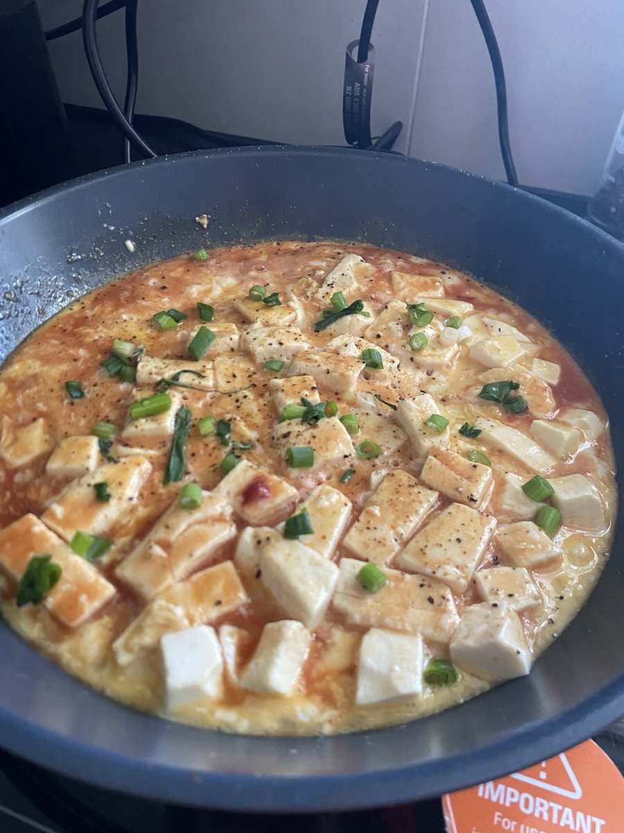 toastliner's tweet photo. tofu and egg omad it was very nice even if i skipped the oil https://t.co/9x8G12iHpc