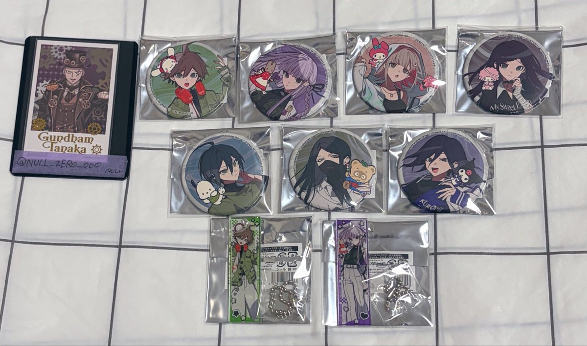 NULL_ZERO_000's tweet photo. 〖交換〗ダンガンロンパ ダンロン ロフト サンリオ 望月けい 会場特典 イラストカード 缶バッジ インスタントフォト風カード
ついコレ　アクリルキーホルダー

〖譲〗 画像のもの

〖求〗 田中(*リプ欄詳細)

郵送or大阪手渡し
検索からでもお気軽にお声掛けください🙇‍ https://t.co/9qjUy8U3qs