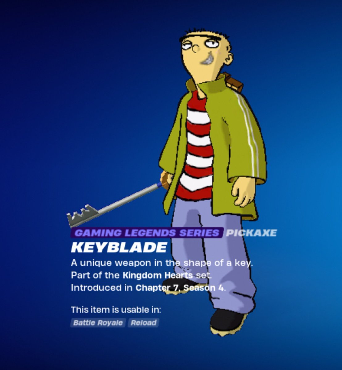 Epictrashcan407's tweet photo. Ed's Now a Keyblade Wielder
#Fortnite #EdEddnEddy #kingdomhearts https://t.co/K7tZVms8yx