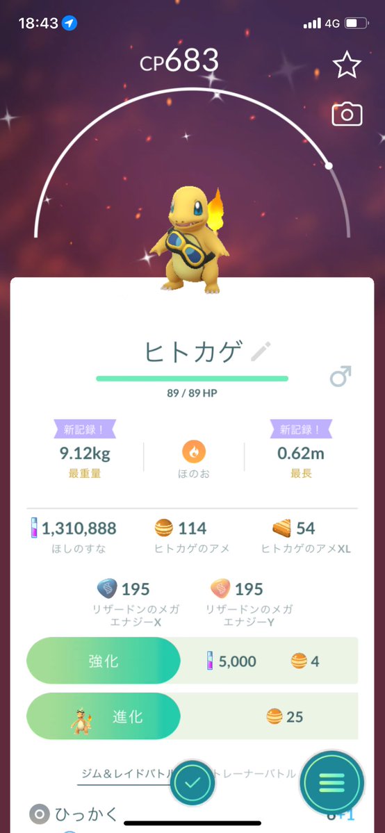 B7rA2's tweet photo. #ポケモンgo
ゴーグルヒトカゲの色違いきた！ https://t.co/ZhD84KYJnk