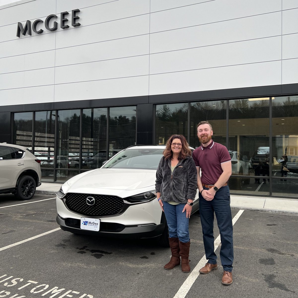 MinhLasleyc7's tweet photo. Congratulations, Michelle, on your new 2025 Mazda CX-30 2. 5 Turbo Premium Plus! Thank you for trusting Sean with your car-buying experience. Wishing you many adventures ahead. https://t.co/haUkf7ORVm