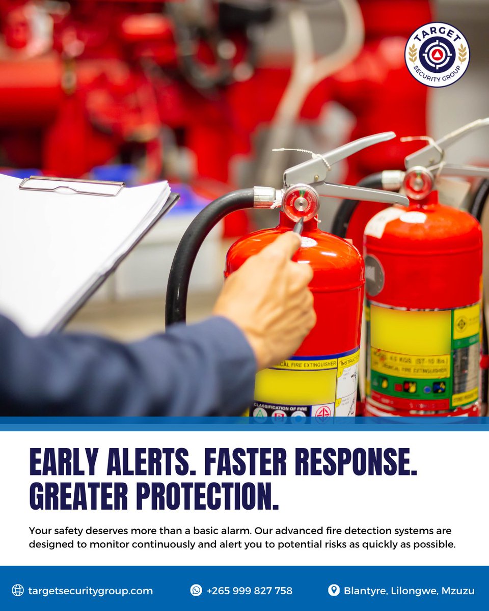 tsgmal_'s tweet photo. 🔥 Protect What Matters with Smarter Fire Detection! 🚨

Early detection can make a big difference during an emergency.

#FireSafety #FireProtection 

🌐 Visit: https://t.co/KAIM5rzIbV
📲 WhatsApp: +265 999 827 758 https://t.co/3hxxqgKf2P