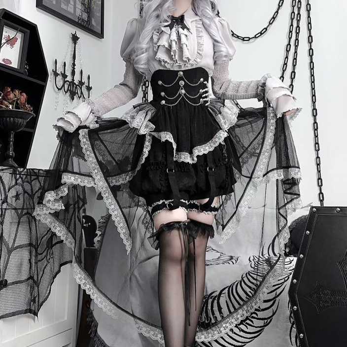 Maidens_Reve's tweet photo. ゴシックレースキャンディスリーブセットアップ♡ https://t.co/yfXgkSJ3sI