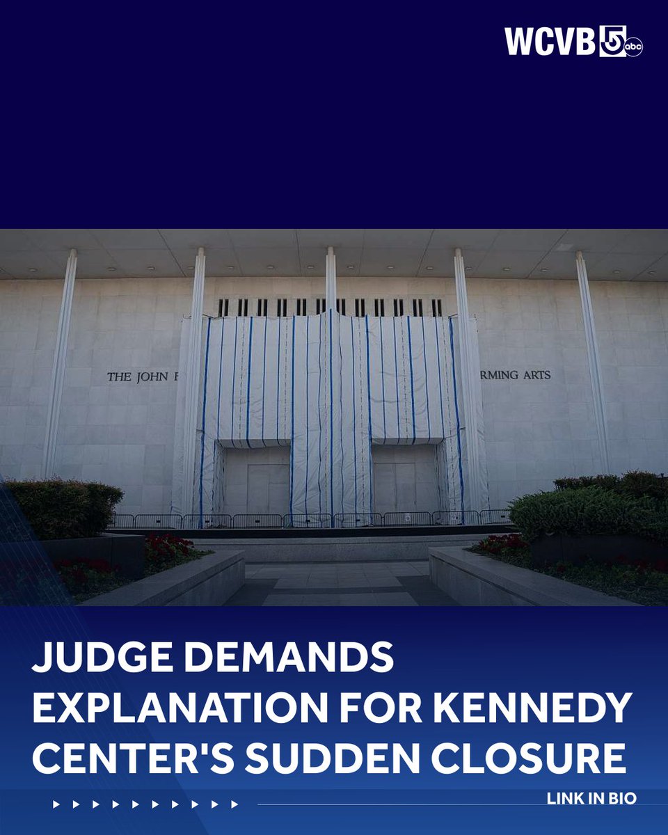 A federal judge demanded Wednesday that lawyers for the Kennedy Center explain the building's sudden closure by 10 a.m. Thursday.