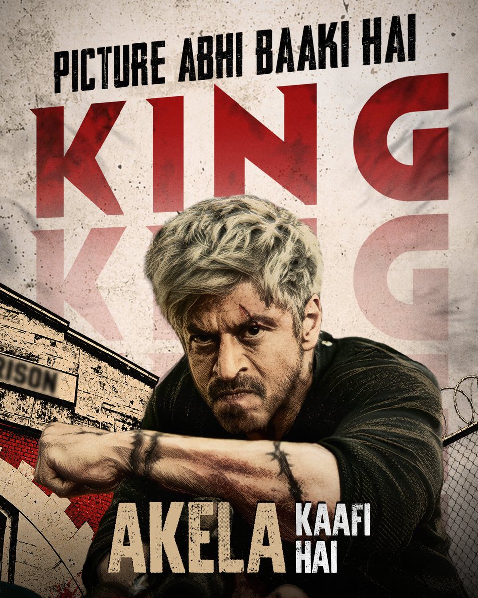 RedChilliesEnt's tweet photo. The ROAR says it all. KING akela hi kaafi hai 👑

#KING is ready to ROAR on 24.12.2026 in cinemas https://t.co/fLolFaopxV