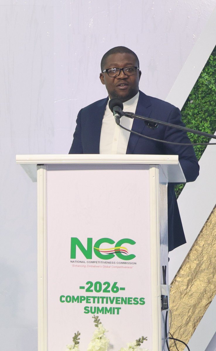Min_of_IC's tweet photo. MINISTER NDHLOVU CALLS FOR SMARTER REGULATION TO DRIVE ZIMBABWE’S COMPETITIVENESS 

Speaking at the 2026 Competitiveness Summit at ZITF in Bulawayo, Minister of Industry and Commerce, Hon. N. M. Ndhlovu, emphasised the need for practical regulatory reforms that make it easier to invest, produce, trade, innovate and create employment in Zimbabwe.

Key takeaways:

✅️ Zimbabwe’s competitiveness agenda is anchored on Vision 2030 and NDS2, and operationalised through ZNIDP2 2026–2030, Local Content Strategy 2026–2035, Consumer Protection Policy 2026–2030 and National Quality Policy 2026–2030.

✅️ Government is institutionalising Regulatory Impact Assessment (RIA) to strengthen evidence-based policymaking, reduce unnecessary regulatory burdens and improve the business environment.

✅️ Zimbabwe must advance proportionate, predictable, transparent and digitally enabled regulation, responsive to the realities of businesses, particularly MSMEs.

✅️ Competitiveness must be inclusive and sustainable, with attention to environmental responsibility, climate resilience, energy efficiency and responsible resource utilisation.

✅️ The Summit must focus on implementation and measurable outcomes, identifying regulatory constraints and establishing clear actions for reform.

“The success of this Summit should ultimately be measured not by the quality of our discussions alone, but by the reforms that follow.”