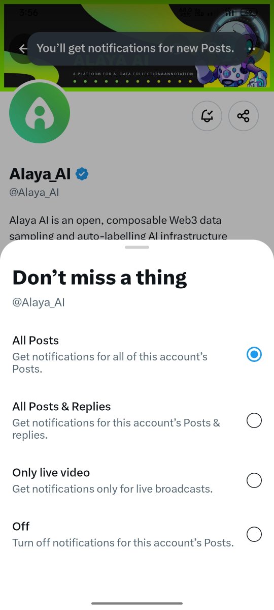 MoonX_HQ's tweet photo. @Alaya_AI Done ✅ 

Hope i one of the lucky winner 🏆 https://t.co/kpUCE8pk50