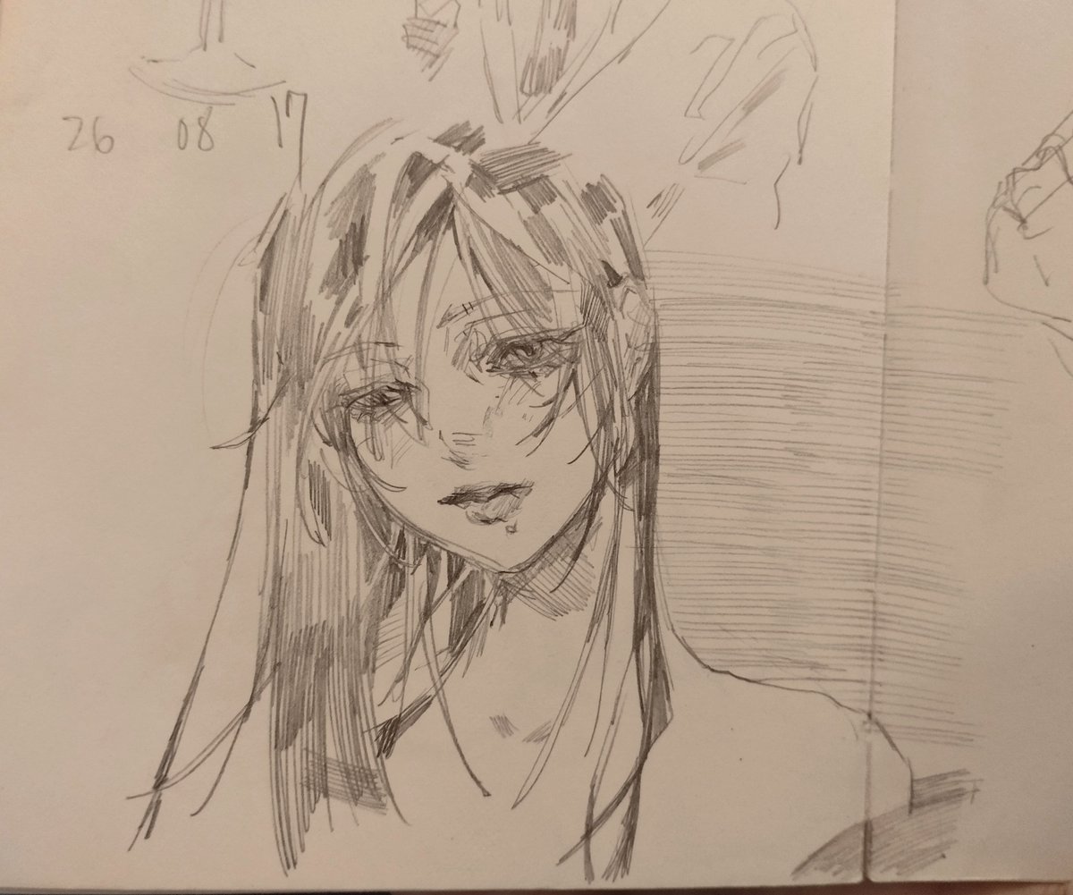rokuoaisu's tweet photo. sketch apr-aug https://t.co/e4IKyseng0