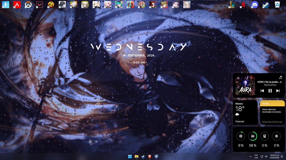 xDrakeen's tweet photo. por fin me dio la inspiración suficiente acomodar mi desktop, creo finalmente estoy superando la maldita abstinencia  ಥ_ಥ https://t.co/BWQFrkVus4