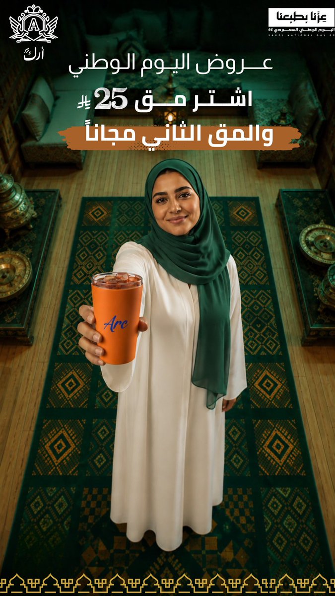 nud_tm's tweet photo. تصاميم إعلانية بمناسبة اليوم الوطني السعودي 96✨
حرصت على دمج هوية الكافيه مع روح المناسبة بأسلوبين مختلفين الأول بطابع تراثي فخم والثاني بروح عصرية وجريئة🤍🤍

 #تصميم_إعلاني #تصميم_سوشال_ميديا #كافيه #كافيهات #اليوم_الوطني_السعودي https://t.co/FmcwC6rY43