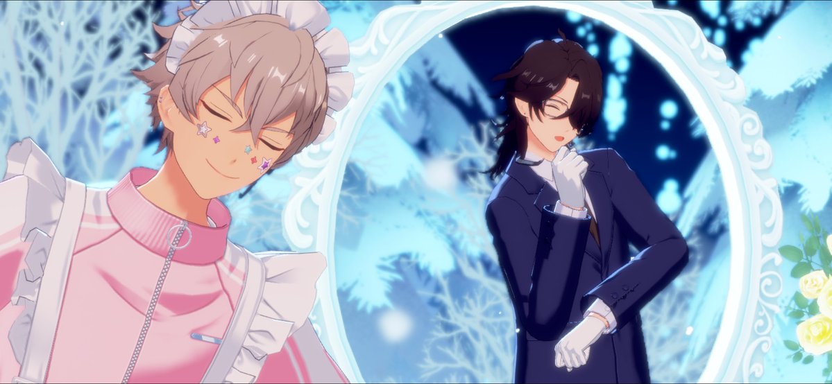 junsemble_st's tweet photo. 護衛付きのメイドだ…… https://t.co/5AWWZIbJJj
