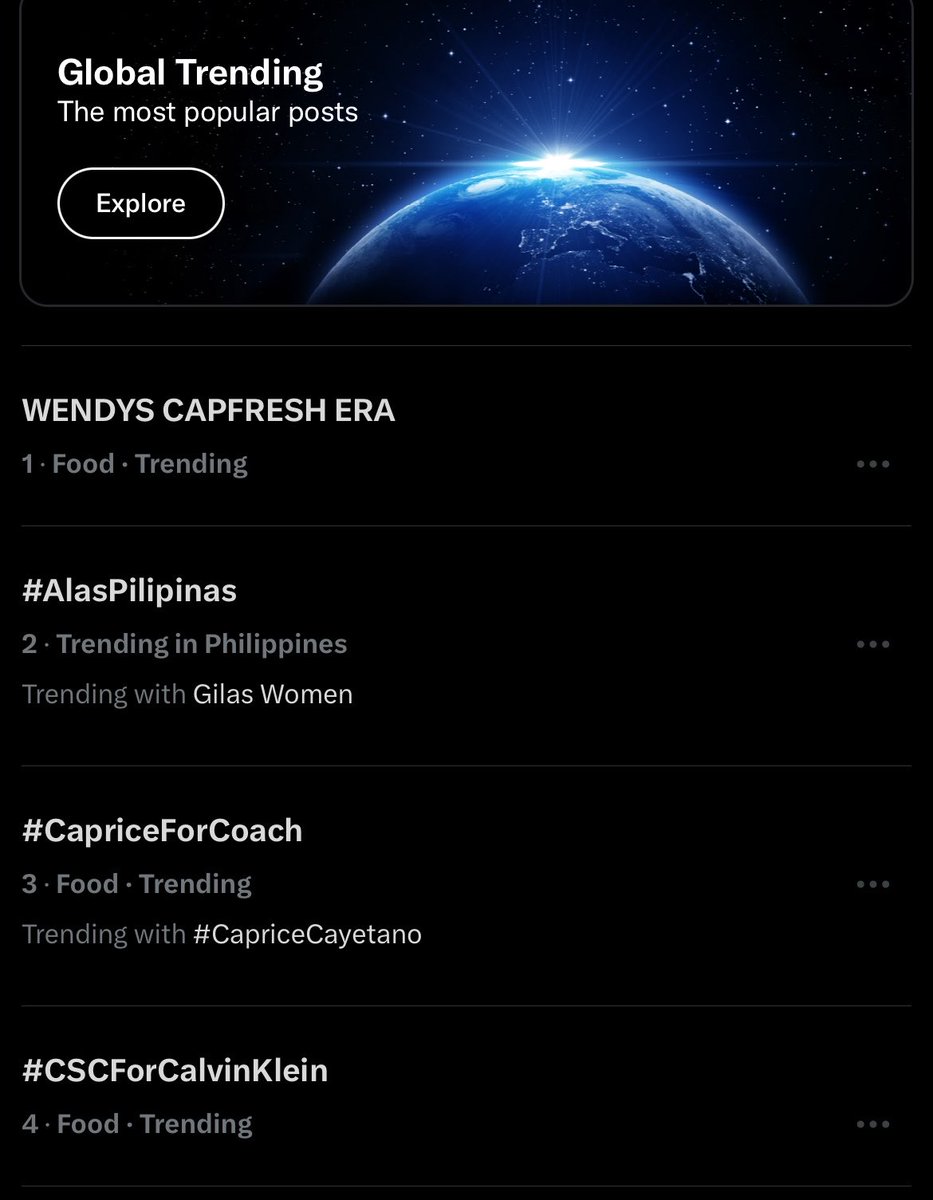 DARKERN7's tweet photo. Tatlo pala tagline natin

WENDYS CAPFRESH ERA
WENDYS CAPFRESH ERA

#CapriceForCoach
#CSCForCalvinKlein https://t.co/D0ObNntacy