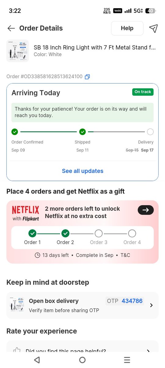NeelkantTravel's tweet photo. @flipkartsupport @Flipkart @_Kalyan_K I ordered one item on flipkart everyday delayed. Frustrated to flipkart service and I uninstall flipkart permanently from my phone and my familys phone. If my order will not receive today. Rahul 9821449571 https://t.co/o88Ksf4fqg